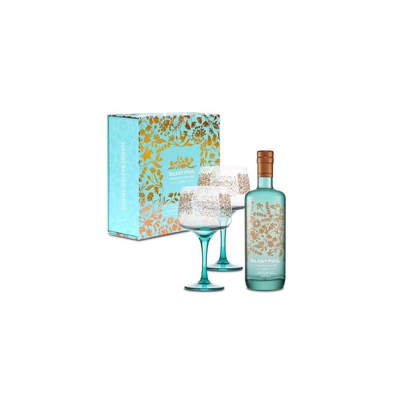 SILENT POOL  GIN 43° CL 70 + 2 BICCHIERI