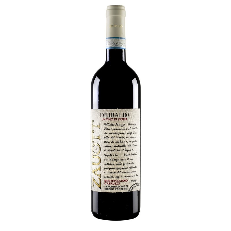 ZAUOTT MONTEPULCIANO ABR. BIO DOC'19 CL75 DIUBALDO ZAUOTT MONTEPULCIANO ABR. BIO DOC'19 CL75 DIUBALDO