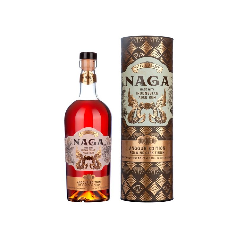 RUM NAGA CASK AGED ANGGUR 40°CL 70 -INDONESIA - RUM NAGA CASK AGED ANGGUR 40°CL 70 -INDONESIA -