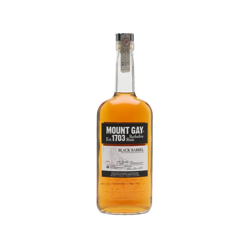 RUM MOUNT GAY BLACK LABEL 43° LT 1,00 RUM MOUNT GAY BLACK LABEL 43° LT 1,00
