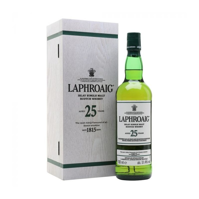 WHISKY LAPHROAIG 25 YO 52° CL 70 WHISKY LAPHROAIG 25 YO 52° CL 70