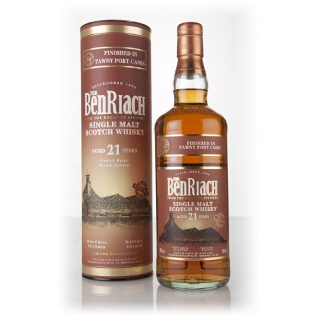 WHISKY BENRIACH PORT  21 YO 46 % CL 70