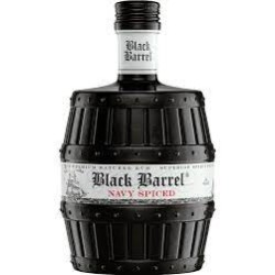 BLACK BARREL NAVY SPICED RUM A.H. RIISE  40°CL 70