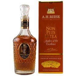 NON PLUS ULTRA AMBRE D'OR RUM A.H. RIISE  40°CL 70