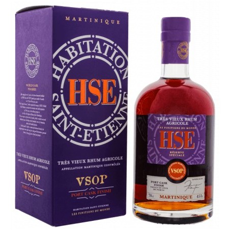 RUM HSE PORT CASK VSOP TRES VIEUX 45° CL 70