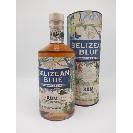 BELIZEAN BLUE RUM SIGN. BLEND 40° CL 70