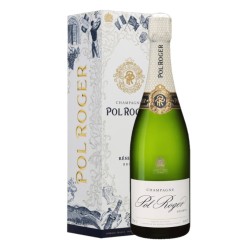 CHAMPAGNE BRUT POL ROGER  CL. 75 ASTUCCIO