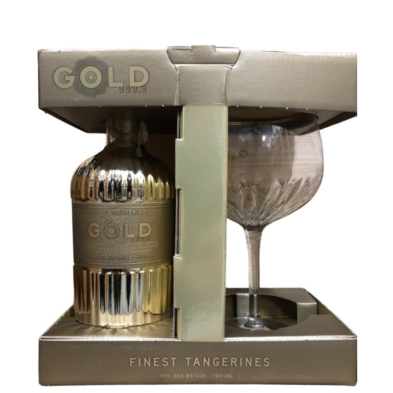 GOLD 999.9 GIN + BICCHIERE CL 70 GOLD 999.9 GIN + BICCHIERE CL 70