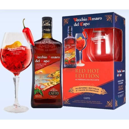 VECCHIO AMARO DEL CAPO RED HOT 35° CL70 + BICCH