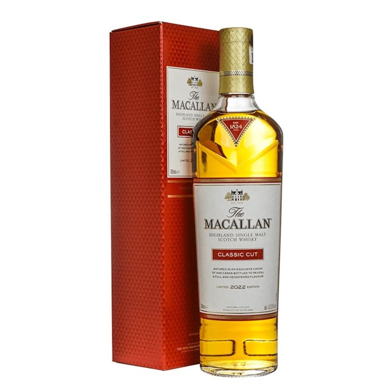 WHISKY MACALLAN CLASSIC CUT 2022 52,5°  CL 70