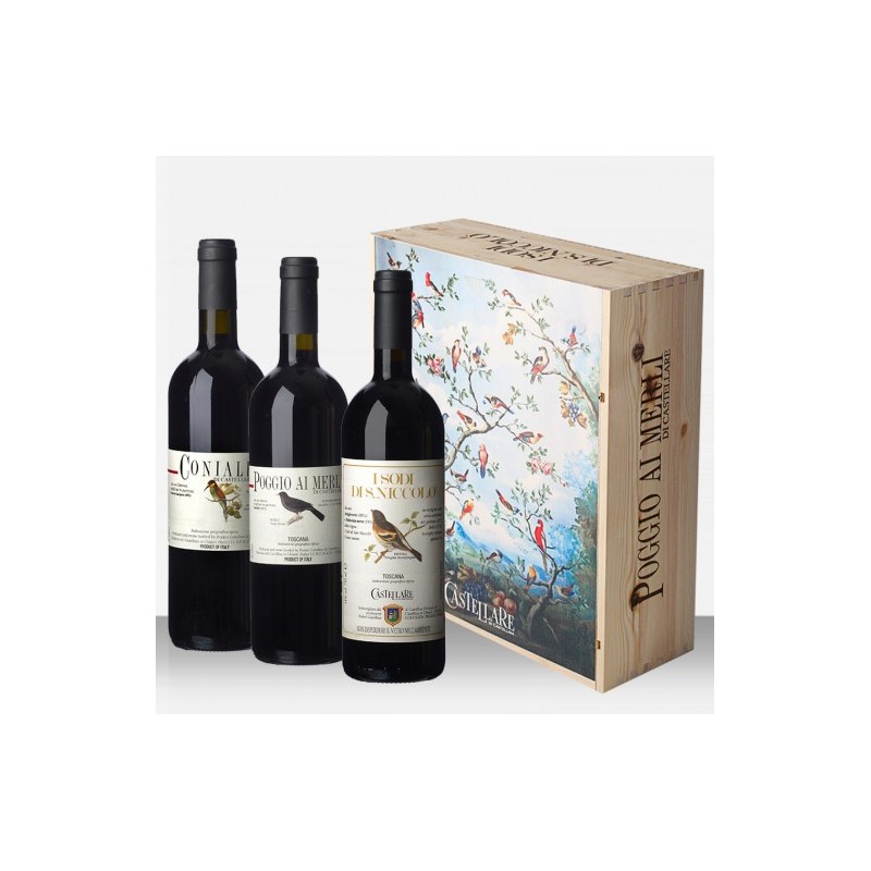 GRANDI CRU DOMINI CASTELLARE LEGNO CL 75 X 3