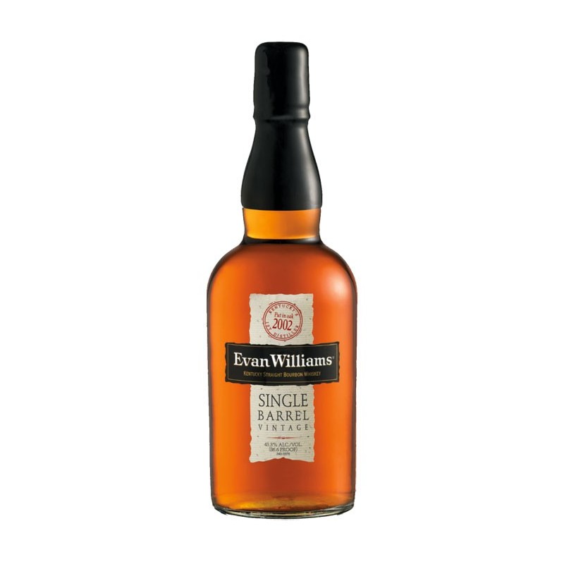 BOURBON WHISKEY EVAN WILLIAMS SINGLE BARREL CL 70 BOURBON WHISKEY EVAN WILLIAMS SINGLE BARREL CL 70