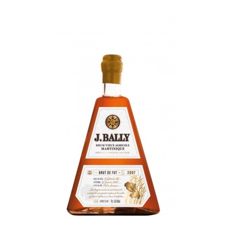 RUM J.BALLY PIRAMIDE BRUT DE FUT 2007 50,6° CL 70