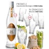 KIT LEGENDARIO VODKA 9550 40° CL. 70 X 3 BT+BICCH