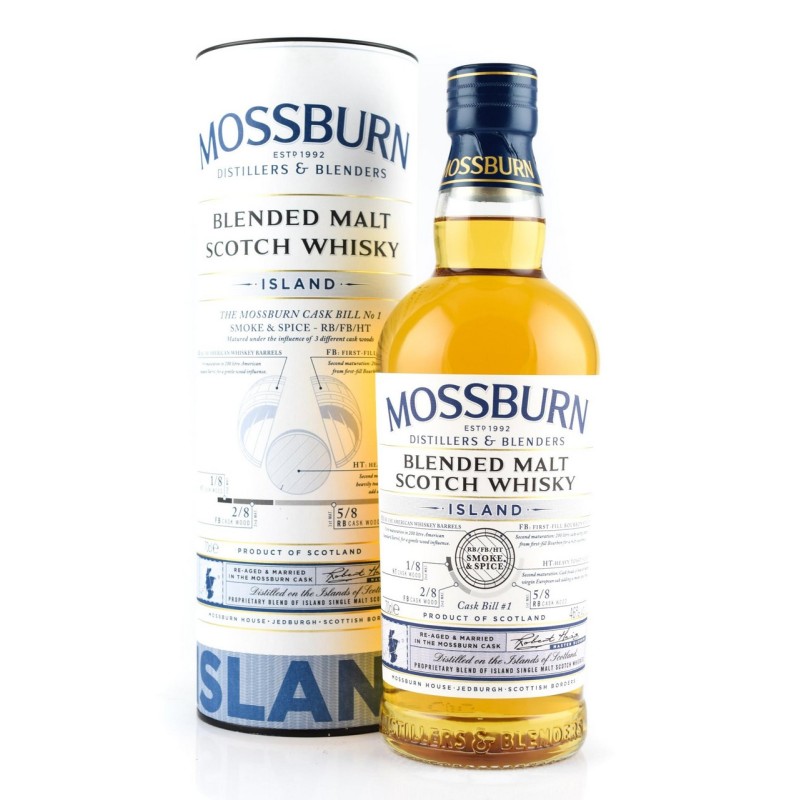 MOSSBURN Blended Whisky Island 46% cl 70 MOSSBURN Blended Whisky Island 46% cl 70