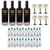 KIT GIN BOWTIE & TONIC 4 X CL 70 + 24 T & 6 BICCH