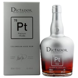RUM DICTADOR PLATINUM 40° CL 70 -COLOMBIA