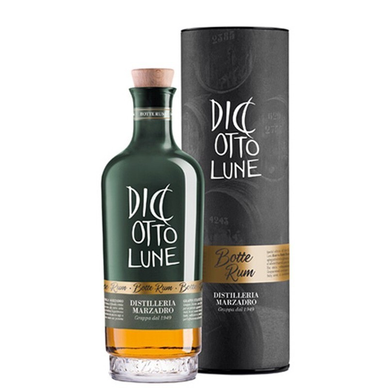 GRAPPA LE 18 LUNE BOTTE RUM 42° CL. 70 MARZADRO