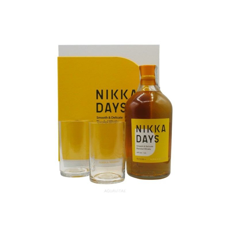 NIKKA WHISKY DAYS 40° CL 70 COFANETTO +2 BICCHIERI