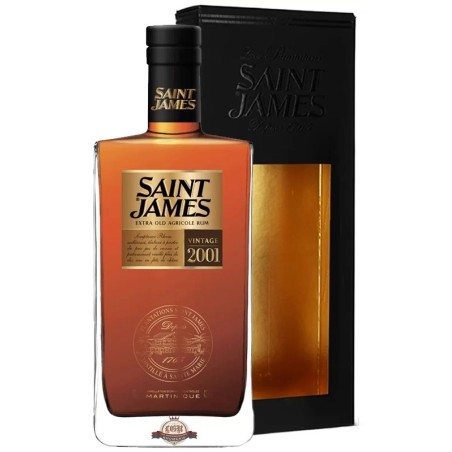 RHUM SAINT JAMES DARK VINTAGE ED. 2001 CL 70