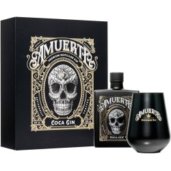 AMUERTE BLACK CL.70 GIFT BOX + 2 bicchieri