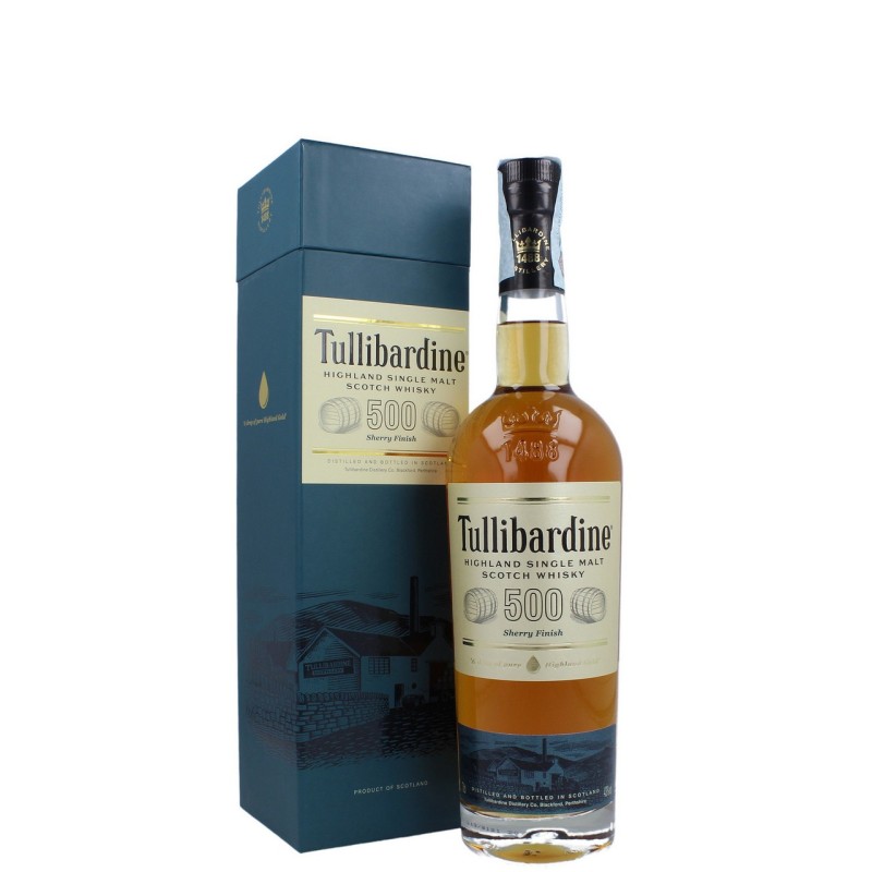 TULLIBARDINE 500 sherry cask  43° CL. 70