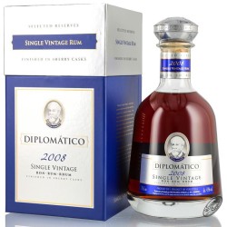 DIPLOMATICO SINGLE VINTAGE 2008 43° CL 70 ASTUCC.