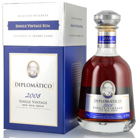 DIPLOMATICO SINGLE VINTAGE 2008 43° CL 70 ASTUCC.
