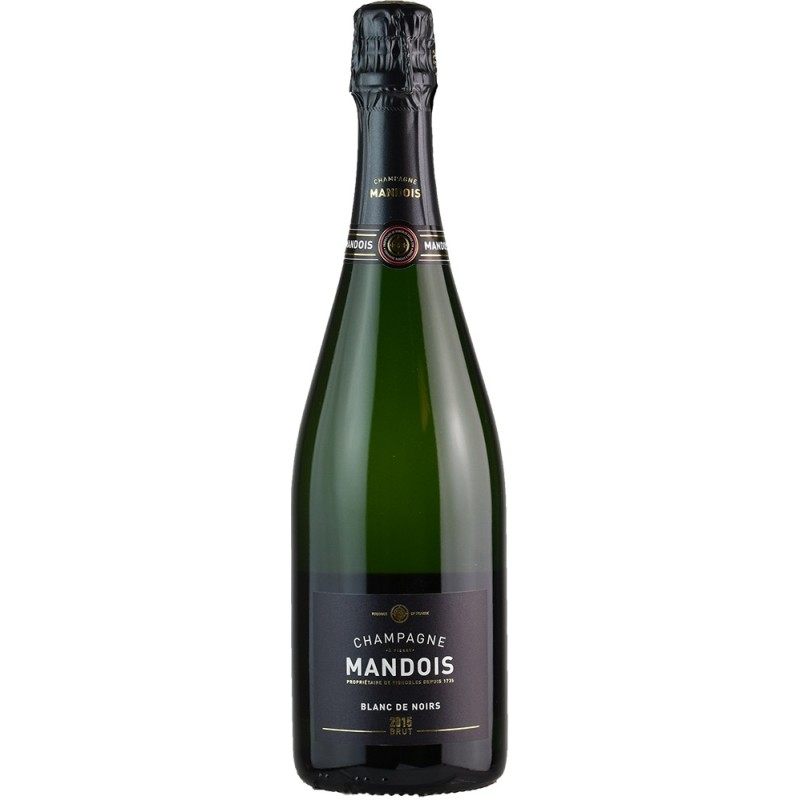 CHAMPAGNE MANDOIS BLANC DE NOIR 2015 CL 75 CHAMPAGNE MANDOIS BLANC DE NOIR 2015 CL 75