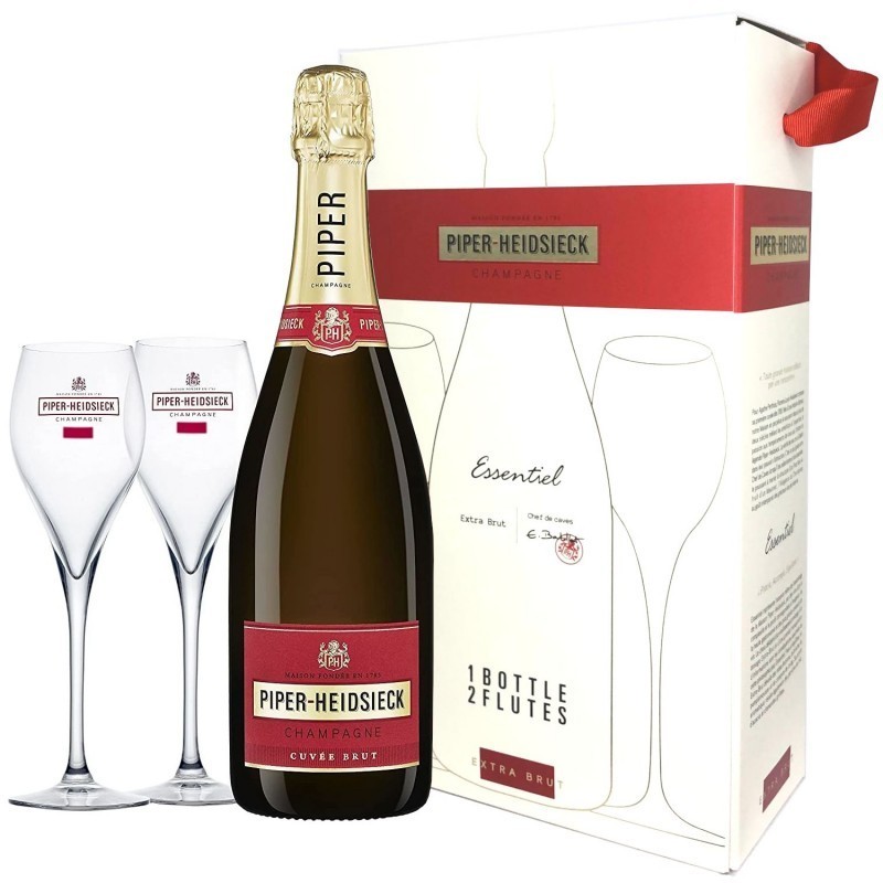 CHAMPAGNE PIPER HEIDSIECK ESSENTIEL CL75+02 FLUTES CHAMPAGNE PIPER HEIDSIECK ESSENTIEL CL75+02 FLUTES