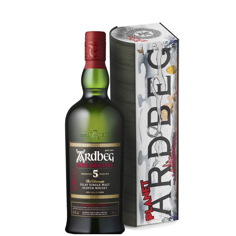 ARDBEG WHISKY 5 Y OLD WEE BEASTIE CL.70 ASTUCCIO ARDBEG WHISKY 5 Y OLD WEE BEASTIE CL.70 ASTUCCIO