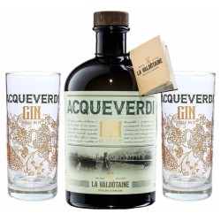 ACQUEVERDI GIN LA VALDOTAINE LT 1 + 2 BICCH.
