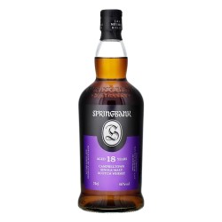 SPRINGBANK SINGLE MALT WHISKY 18YO 46°  CL70