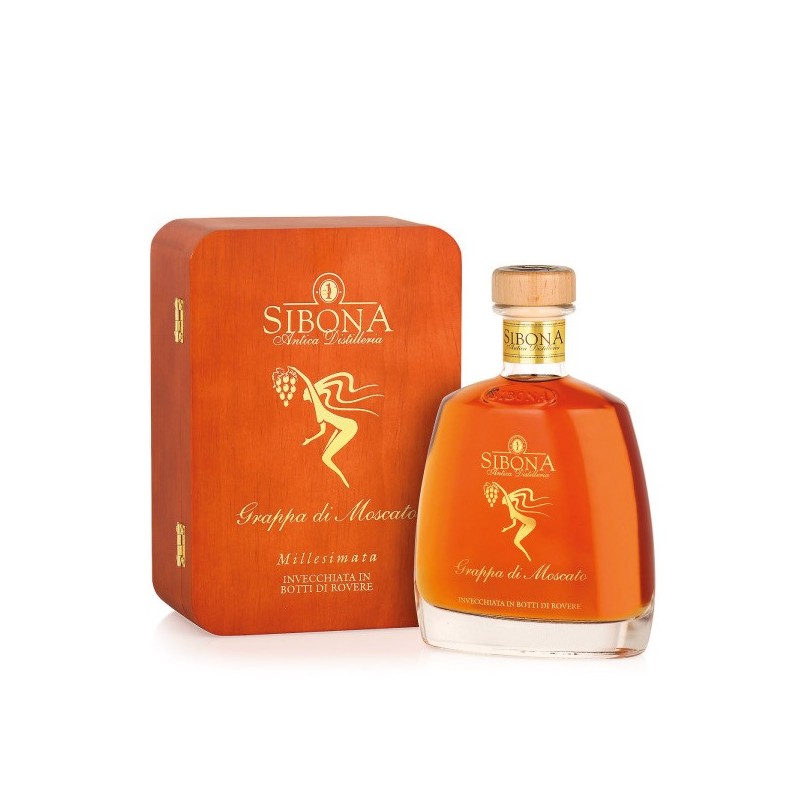 GRAPPA RISERVA MOSCATO '12 44% CL 70 SIBONA GRAPPA RISERVA MOSCATO '12 44% CL 70 SIBONA