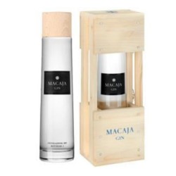 GIN MACAJA 47° cl 50 BOX LEGNO
