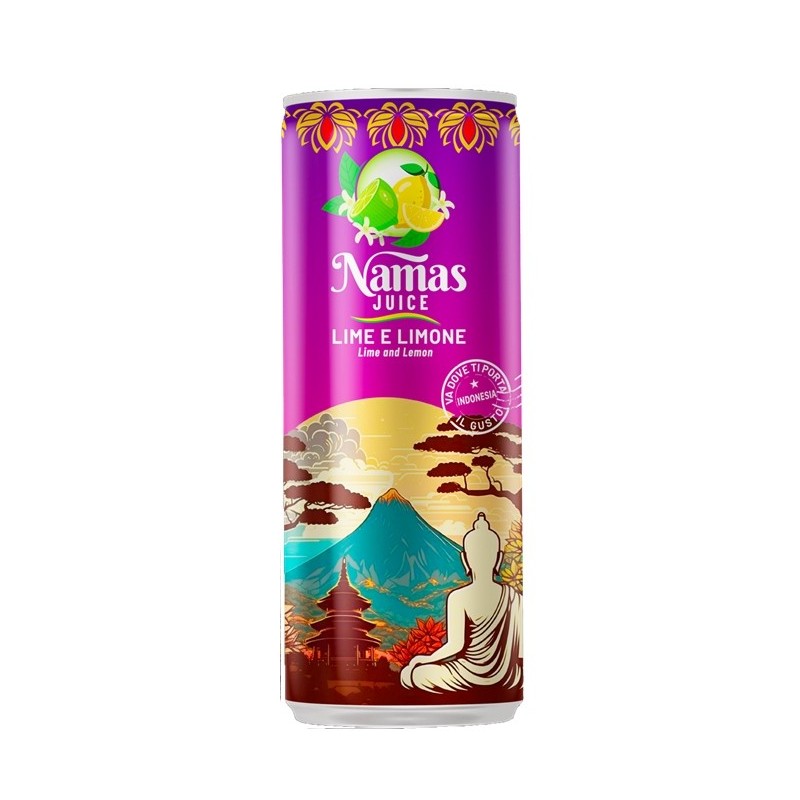 NAMAS SUCCO LIME / LIMONE ML 250 X 12 LATTINA NAMAS SUCCO LIME / LIMONE ML 250 X 12 LATTINA