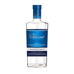CLEMENT RHUM BLANC AGRICOLE CANNE BLEUE  CL 70