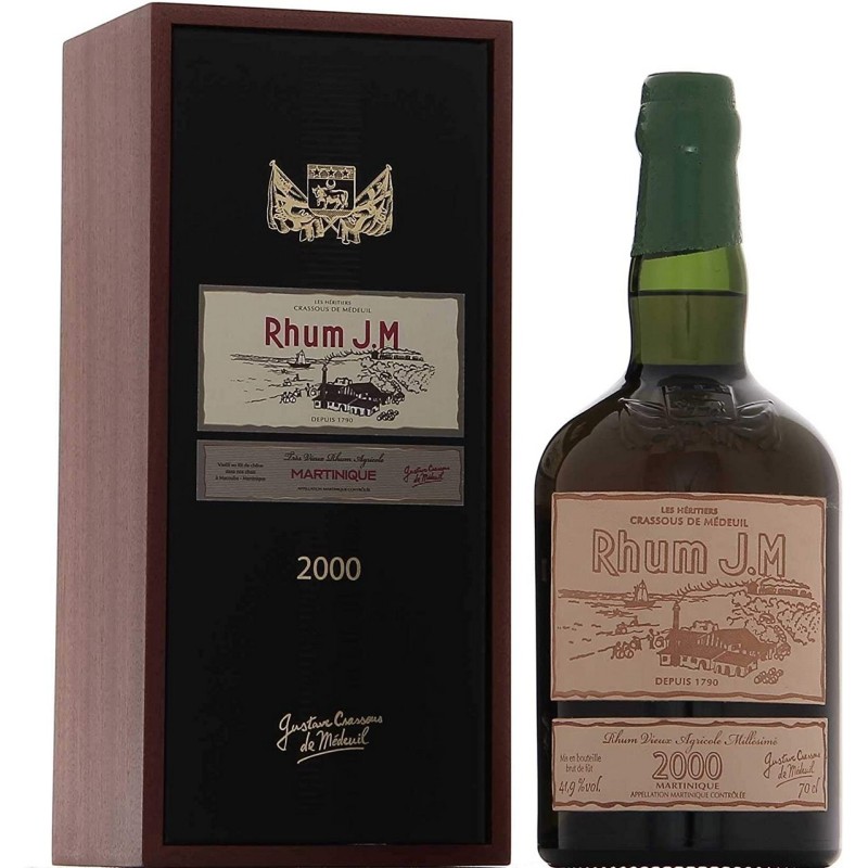 RHUM J.M. millesime HORS D'AGE 2003 CL 70 box