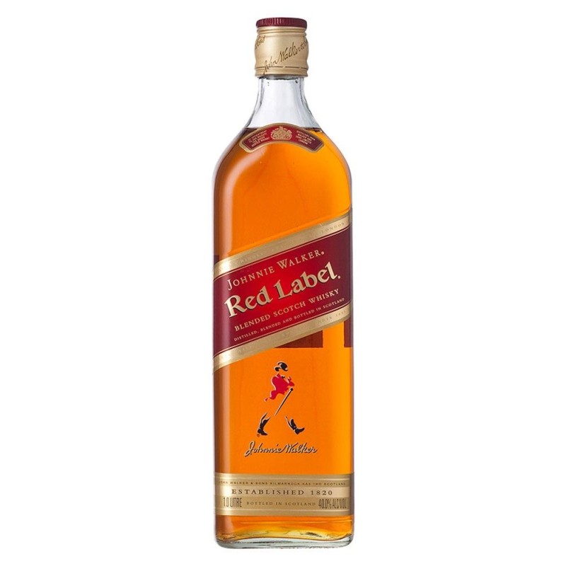 WHISKY JHONNIE WALKER RED LABEL LT. 1