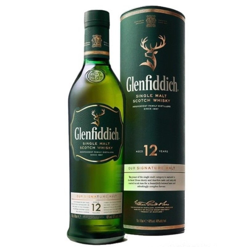 WHISKY GLENFIDDICH  12 ANNI CL 70