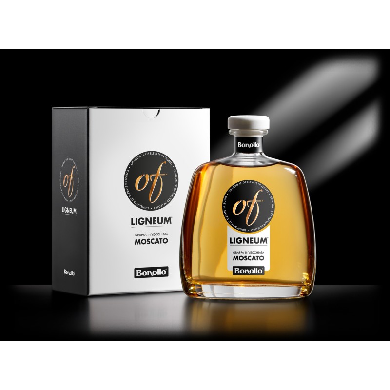 GRAPPA OF LIGNEUM MOSCATO INVECCH. CL 70 BONOLLO