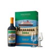 NICARAGUA 2004 RUM COFFRET 2 VERRES 43° CL 70