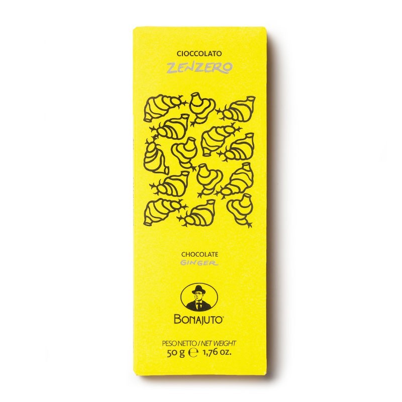 CIOCCOLATO BONAJUTO ALLO ZENZERO  50 GR.