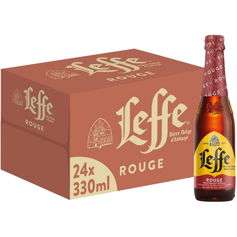 BIRRA LEFFE ROUGE CL. 33 X 24