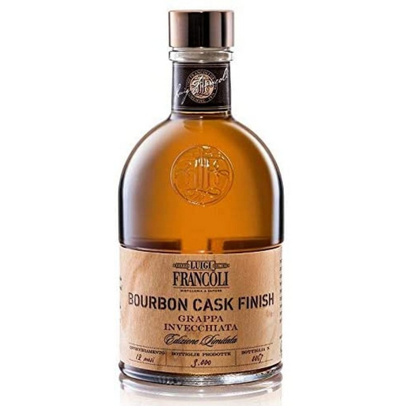 GRAPPA FRANCOLI BOURBON CASK   CL 50