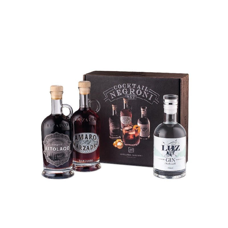 SET COCKTAIL NEGRONI  MARZADRO CL 20 X 3