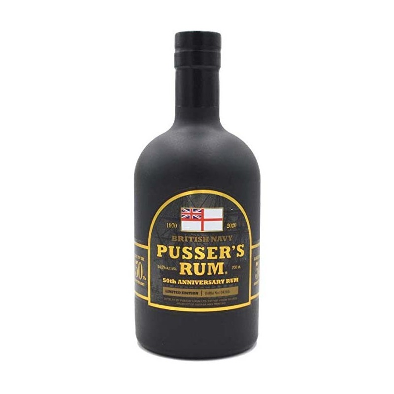 PUSSER'S RUM 50TH ANNIVERSARIO 54,5° CL 70