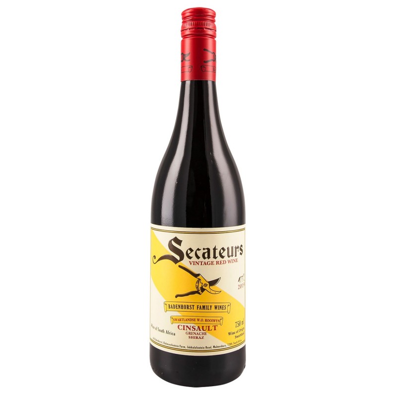 SECATEUR GRENACHE SYRAH CL 75 BADENHORST -SUDAFRI