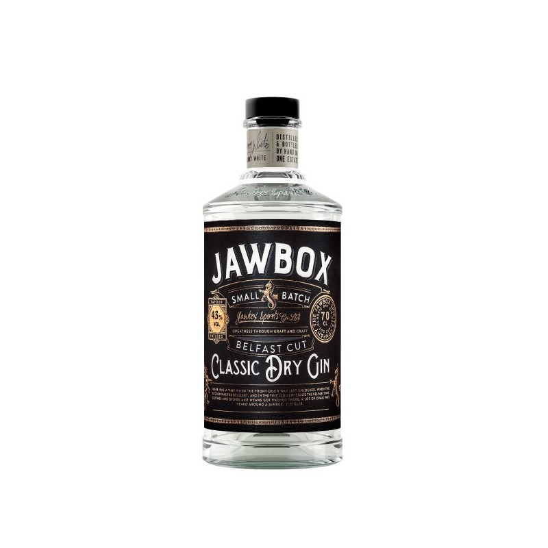 JAWBOX GIN  47 ° CL 70 ROBY MARTON