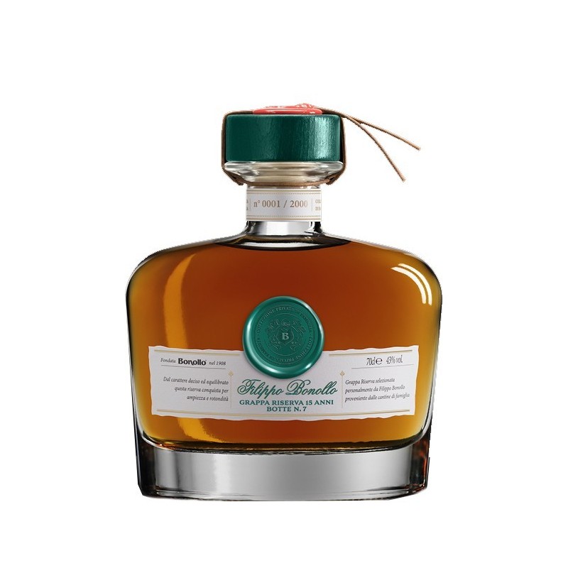GRAPPA RISERVA FILIPPO 43°  CL 70 BONOLLO